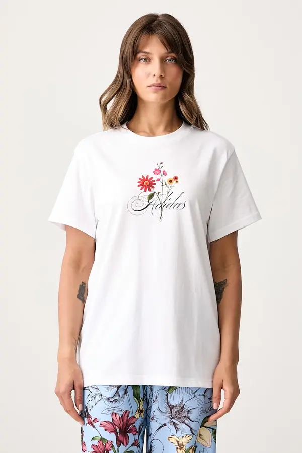 adidas adidas majica za žene od pamuka Floral Pack
