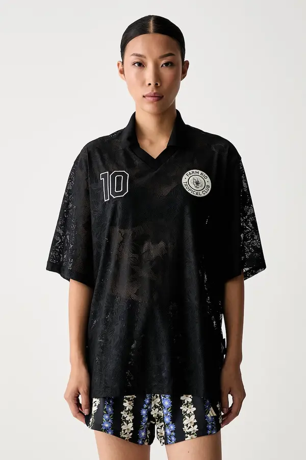 adidas adidas majica za žene s čipkom x Farm Rio