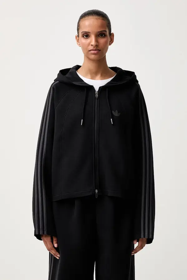 adidas Originals adidas Originals dukserica na zakopčavanje sa kapuljačom ženska s pamukom SST 2.0