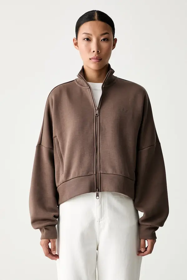 adidas Originals adidas Originals dukserica na zakopčavanje za žene s pamukom Spacer