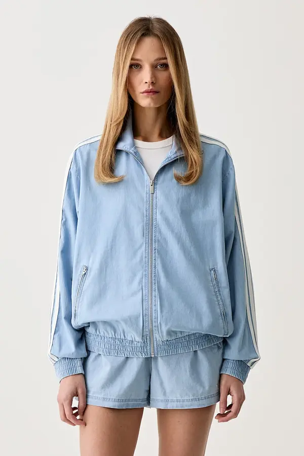 adidas Originals adidas Originals dukserica na zakopčavanje za žene traper