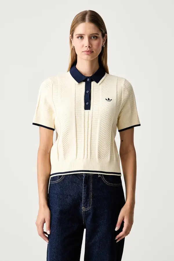 adidas Originals adidas Originals polo majica za žene s viskozom Cable Knit Cali