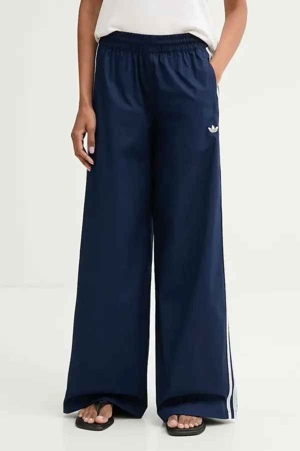 adidas Originals adidas Originals ravne hlače za žene od pamuka s elastanom
