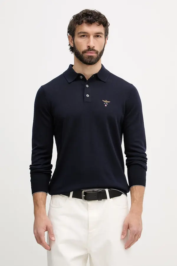Aeronautica Militare Aeronautica Militare pulover muški vuneni