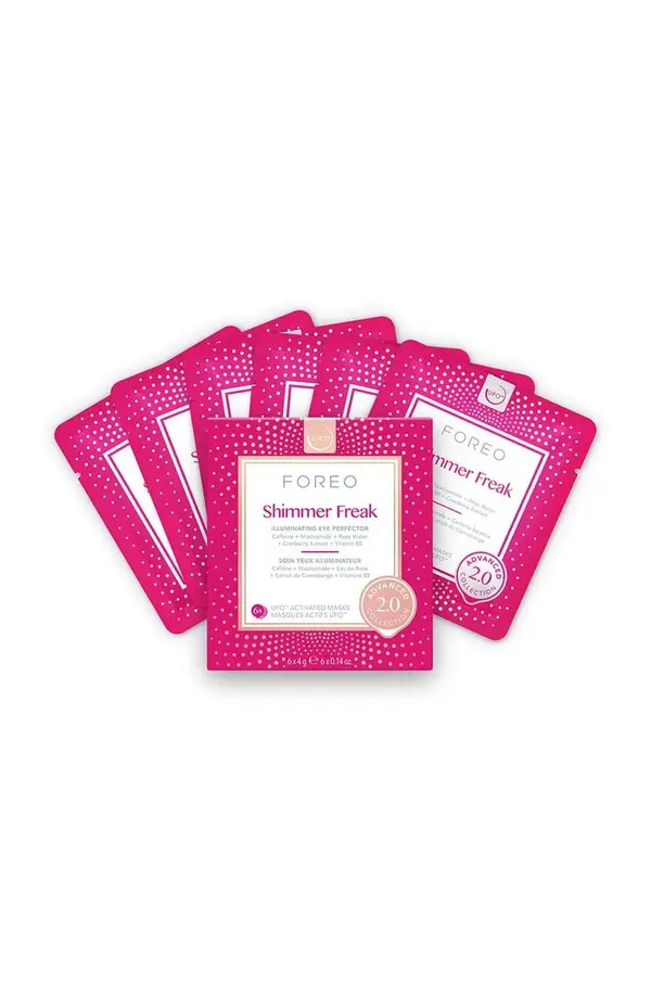 FOREO Aktivacijska ufo maska za posvjetljivanje FOREO UFO Masks Shimmer Freak 2.0 6-pack