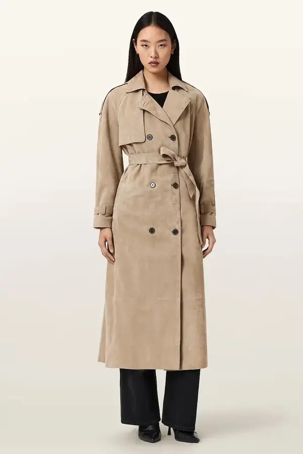 AllSaints AllSaints Baloner za žene od brušene kože REED SUEDE