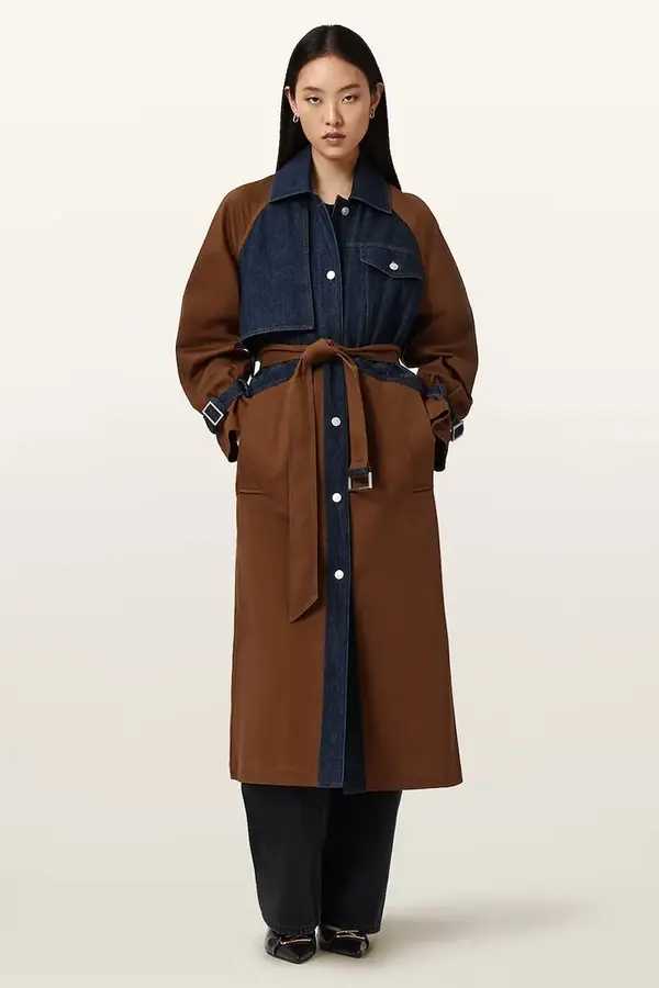 AllSaints AllSaints baloner za žene s pamukom DAYLY TRENCH