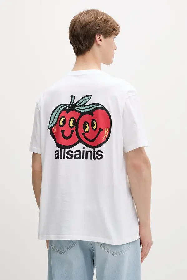 AllSaints AllSaints basic majica kratkih rukava za muškarce od pamuka MUTUAL