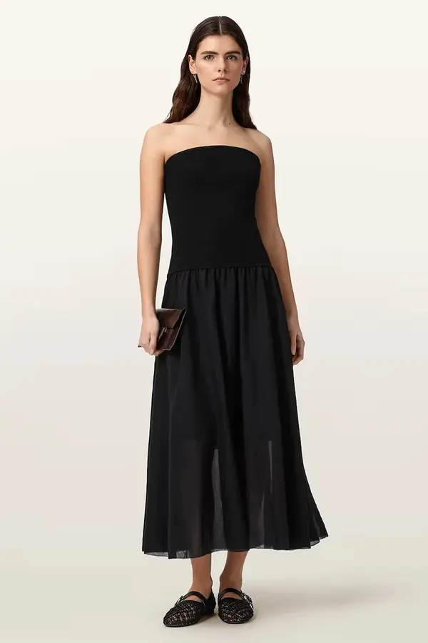 AllSaints AllSaints bodycon haljina s viskozom TEGAN