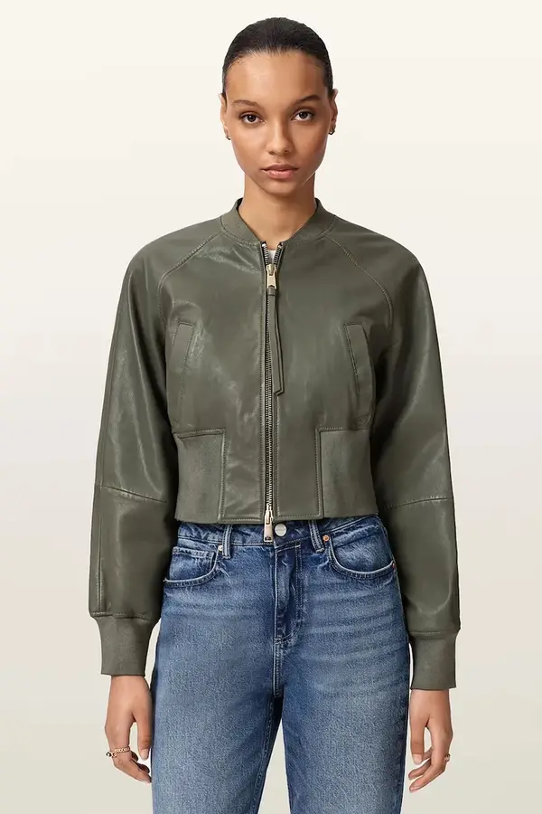 AllSaints AllSaints bomber jakna za žene od kože SURI