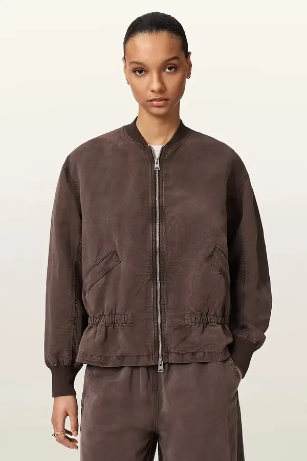AllSaints AllSaints bomber jakna za žene s lanom SOFI