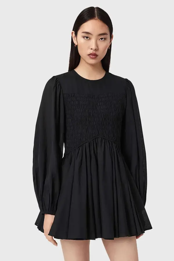 AllSaints AllSaints haljina A-kroja od pamuka CHIA