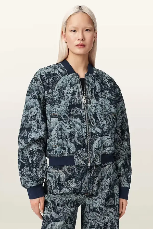 AllSaints AllSaints jakna za žene od pamuka KAYTRA