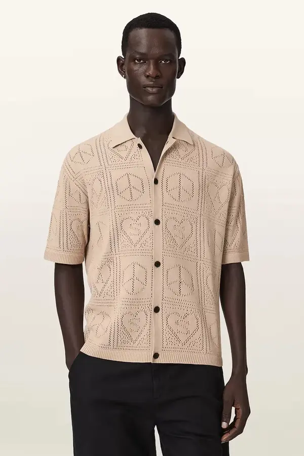 AllSaints AllSaints kardigan za muškarce od pamuka ARKTX
