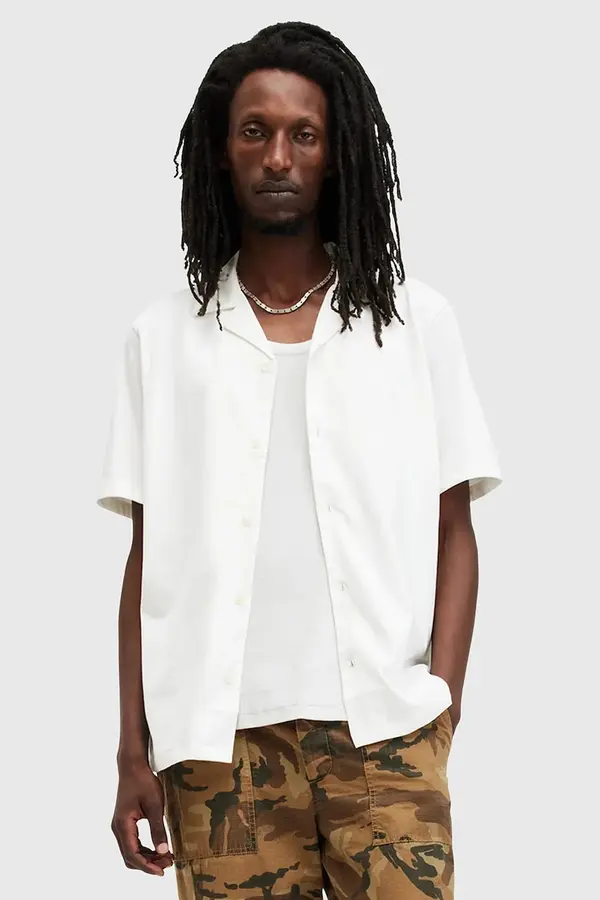AllSaints AllSaints košulja muška pamučna HUDSON