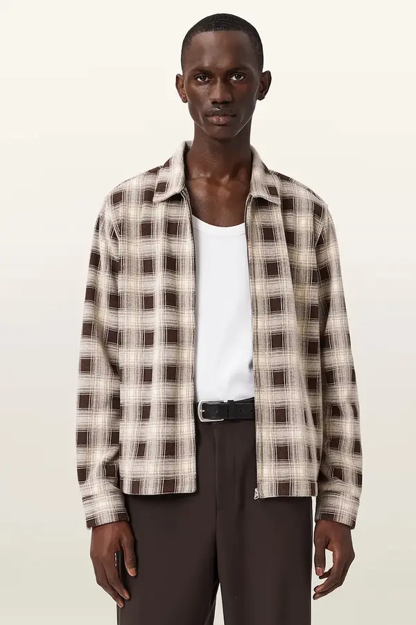AllSaints AllSaints košulja za muškarce KRATER LS SHIRT