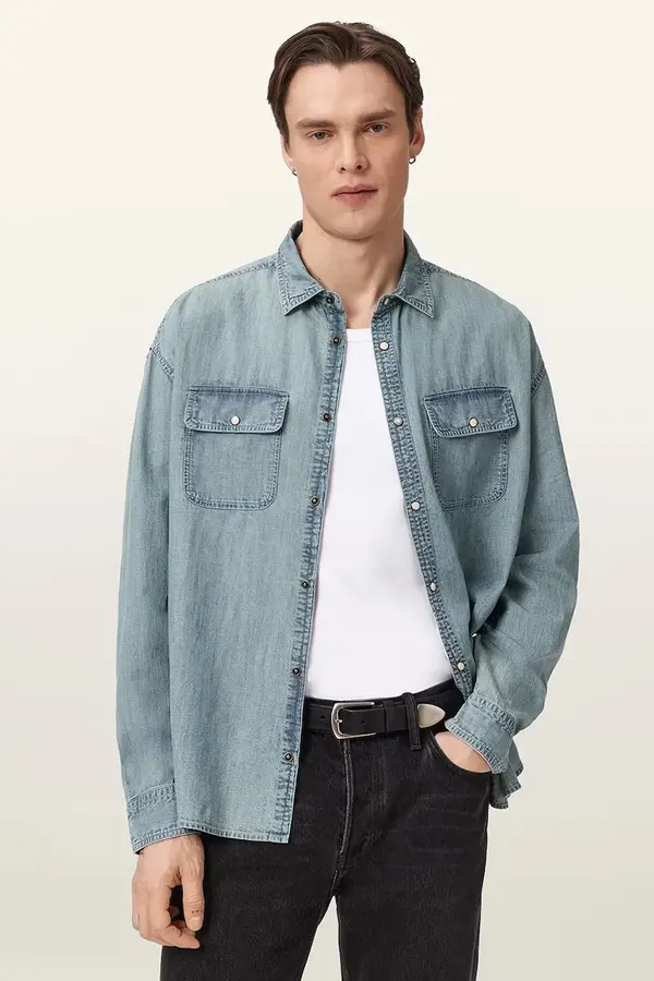 AllSaints AllSaints košulja za muškarce od trapera GRIBBS