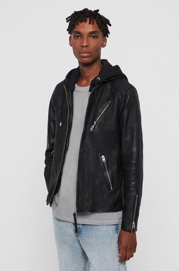 AllSaints AllSaints - Kožna jakna Harwood Jacket