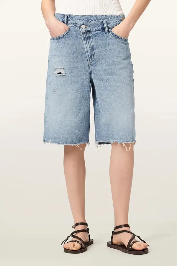 AllSaints AllSaints kratke hlače za žene traper AKI