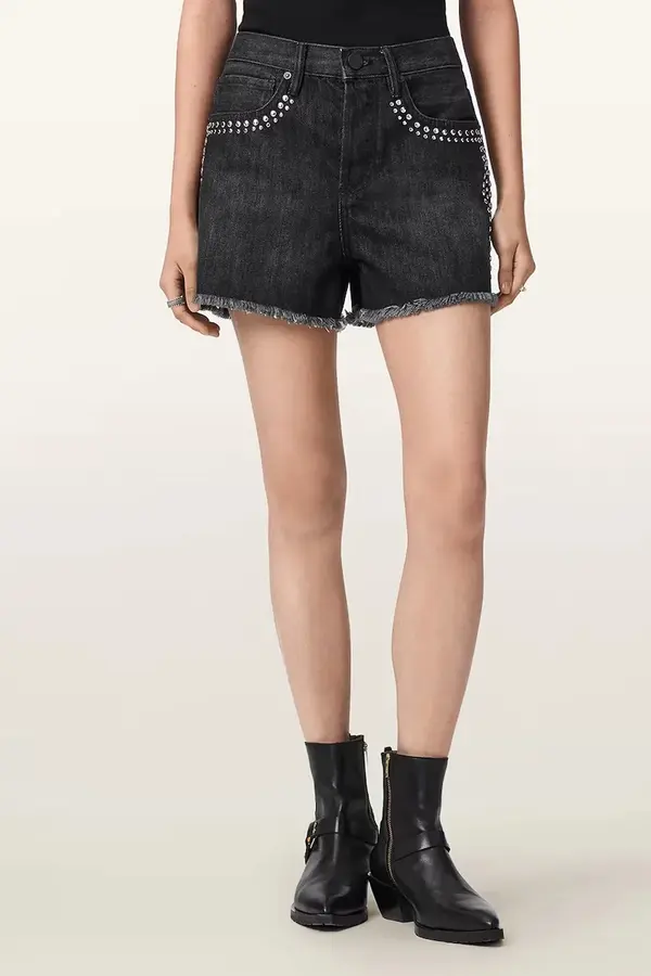 AllSaints AllSaints kratke hlače ženske traper HEIDI