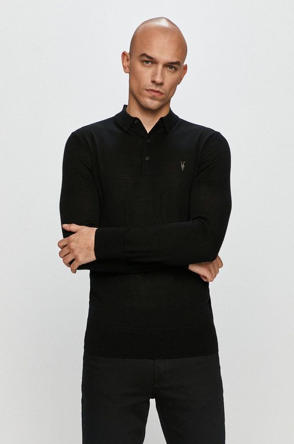 AllSaints AllSaints - Majica dugih rukava  Mode Merino LS Polo
