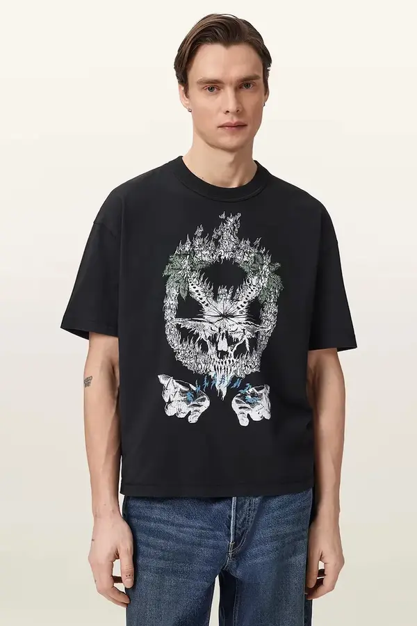 AllSaints AllSaints majica za muškarce od pamuka PALM