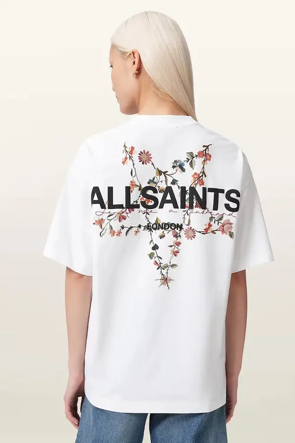 AllSaints AllSaints oversize majica kratkih rukava ženska pamukna PENTACLE