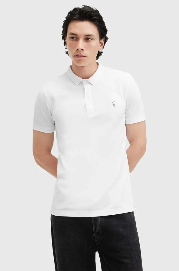 AllSaints AllSaints polo za muškarce od pamuka