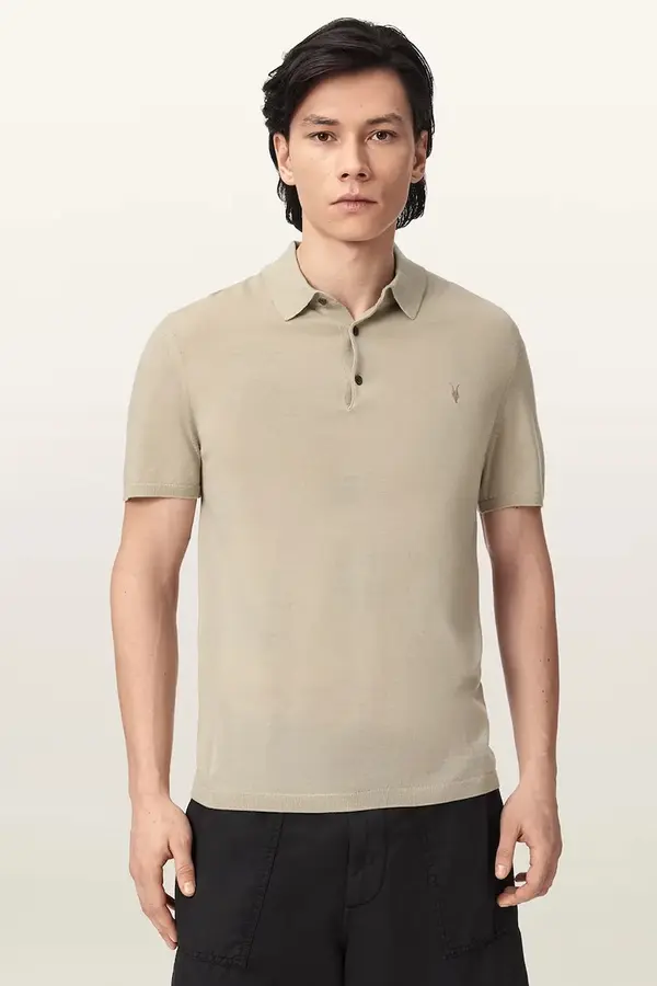 AllSaints AllSaints polo za muškarce od vune MODE