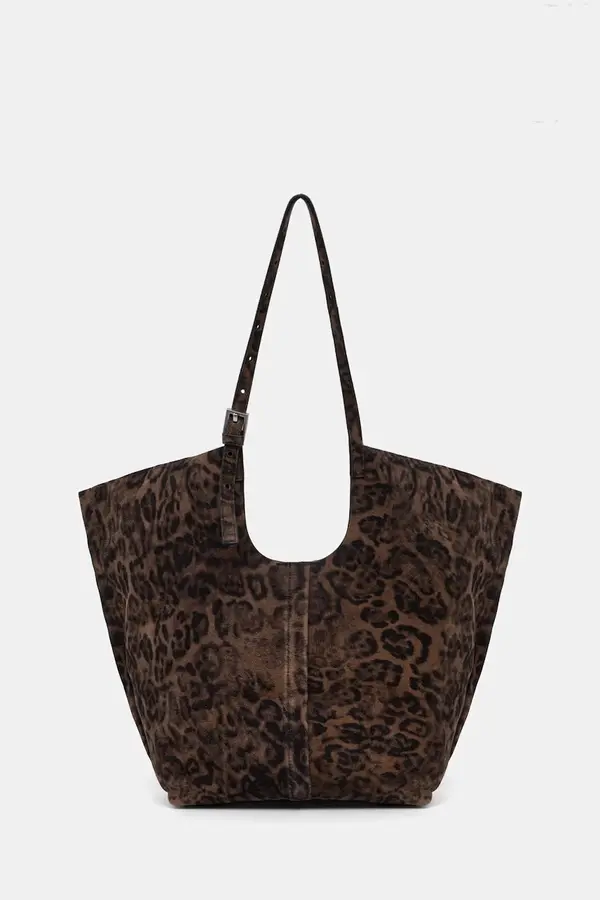 AllSaints AllSaints shopper torba za žene od brušene kože ARA