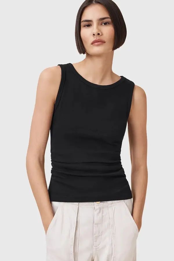 AllSaints AllSaints top damski od pamuka s elastanom KATARINA