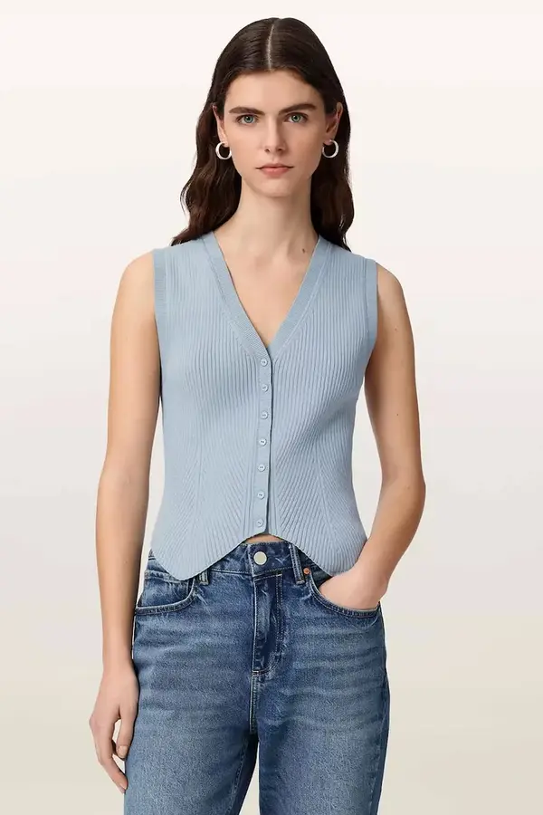 AllSaints AllSaints top za žene od viskoze