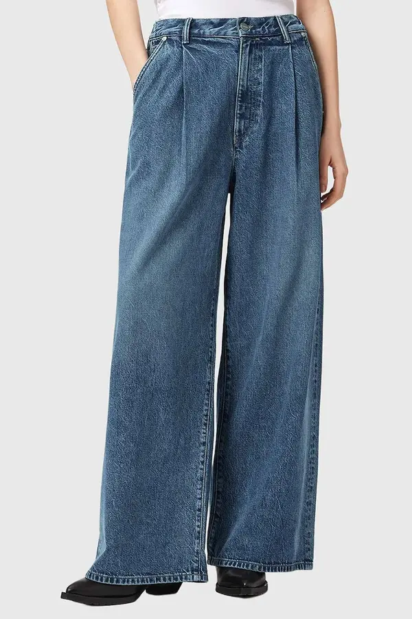 AllSaints AllSaints ženske wide leg traperice HAZE