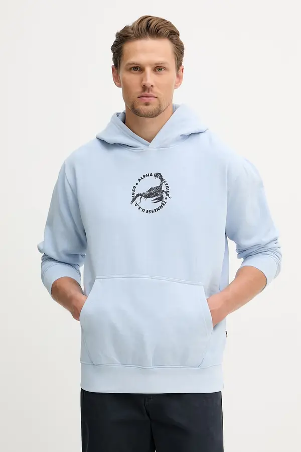 Alpha Industries Alpha Industries dukserica za muškarce od pamuka US Scorpion Backprint Hoodie