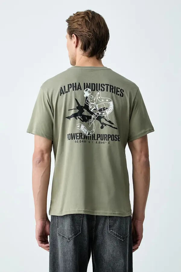 Alpha Industries Alpha Industries majica za muškarce od pamuka Noseart Backprint