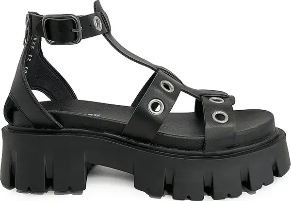 Altercore Altercore sandale ženske Leyla Vegan Black