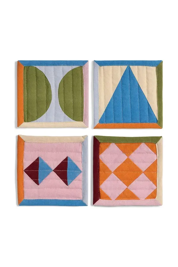 &k amsterdam &k amsterdam set podmetača od pamuka 12 x 12 cm