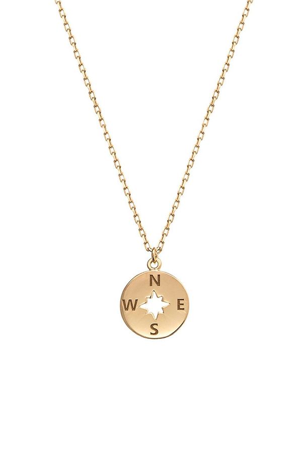 ANIA KRUK Ania Kruk - Srebrna ogrlica prevučena zlatom Azymut