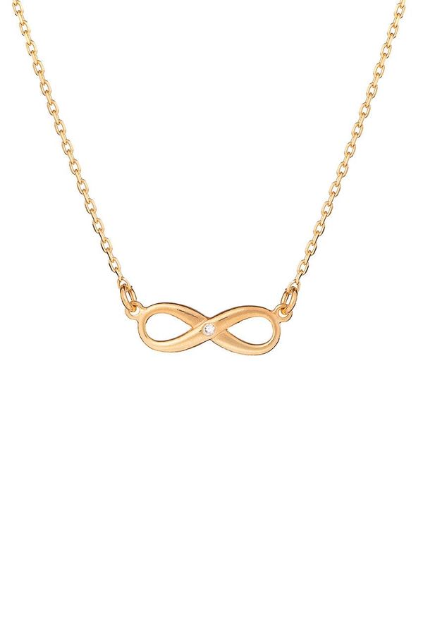 ANIA KRUK ANIA KRUK - Srebrna ogrlica prevučena zlatom Believe