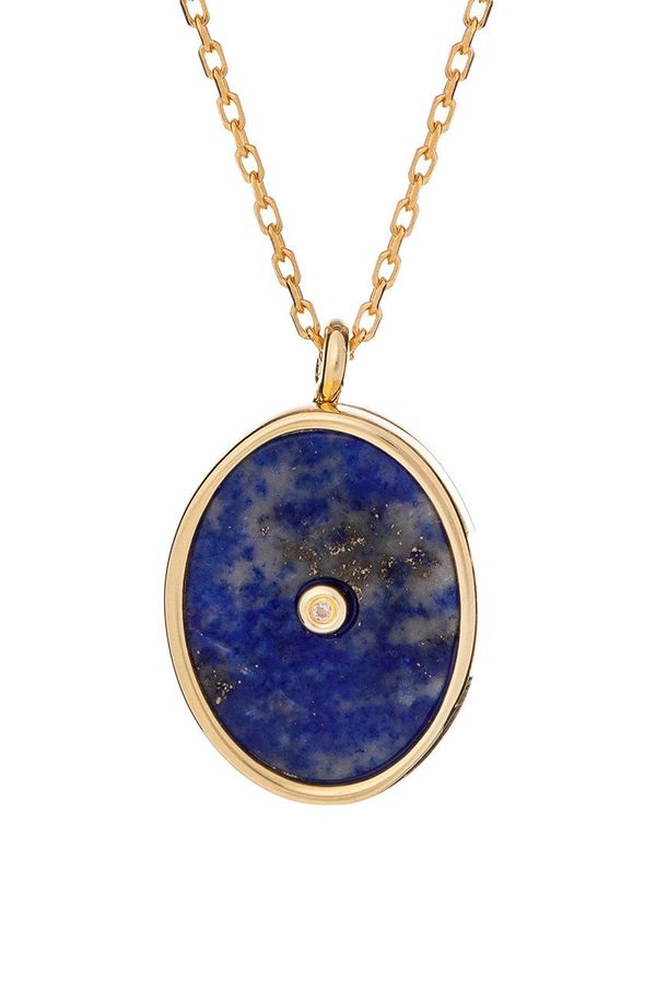 ANIA KRUK ANIA KRUK - Srebrna ogrlica prevučena zlatom Vintage