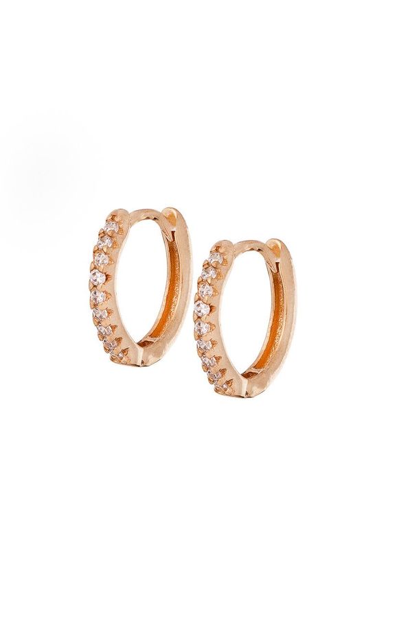 ANIA KRUK ANIA KRUK - Srebrne naušnice presvučene zlatom Rock It