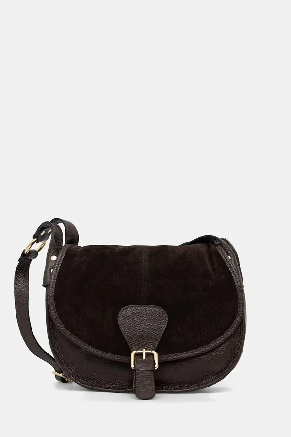 Answear.LAB Answear.LAB crossbody torba za žene kožna