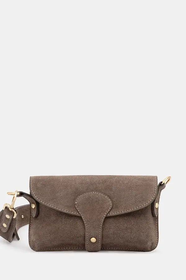 Answear.LAB Answear.LAB crossbody torba ženska od brušene kože