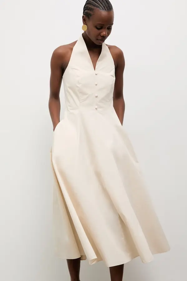 Answear.LAB Answear.LAB haljina A-kroja od pamuka