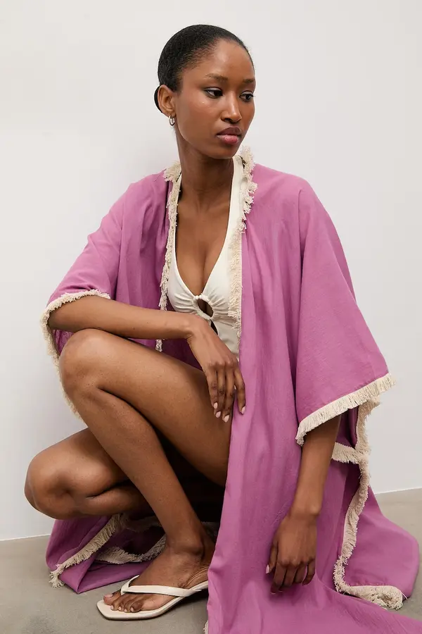 Answear.LAB Answear.LAB kimono za žene od pamuka