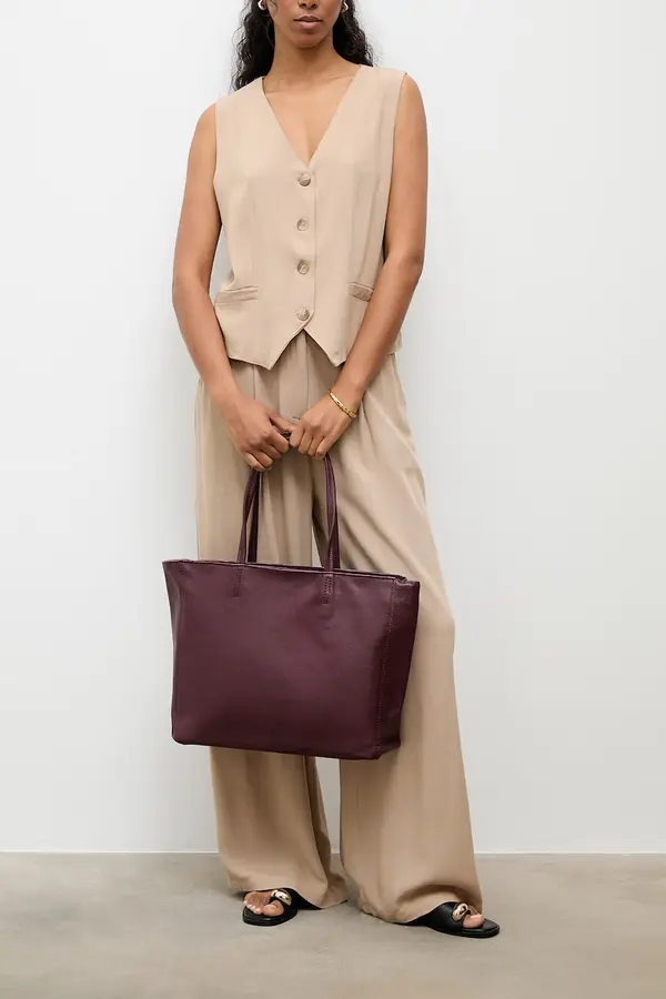 Answear.LAB Answear.LAB shopper torba za žene kožna