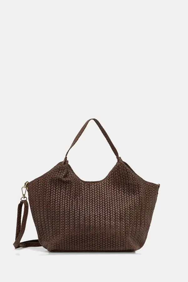 Answear.LAB Answear.LAB shopper torba za žene od brušene kože