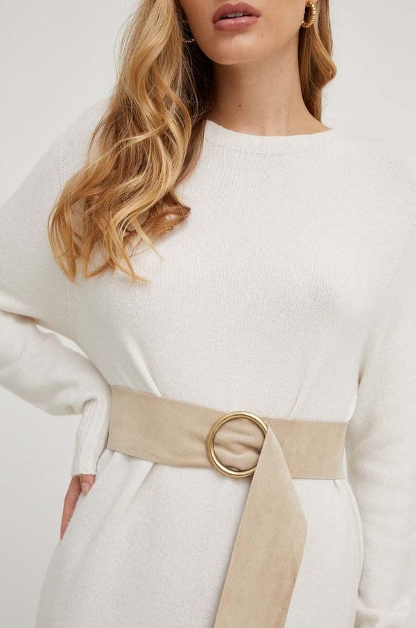 Answear Lab Antilop remen Answear Lab boja: bež