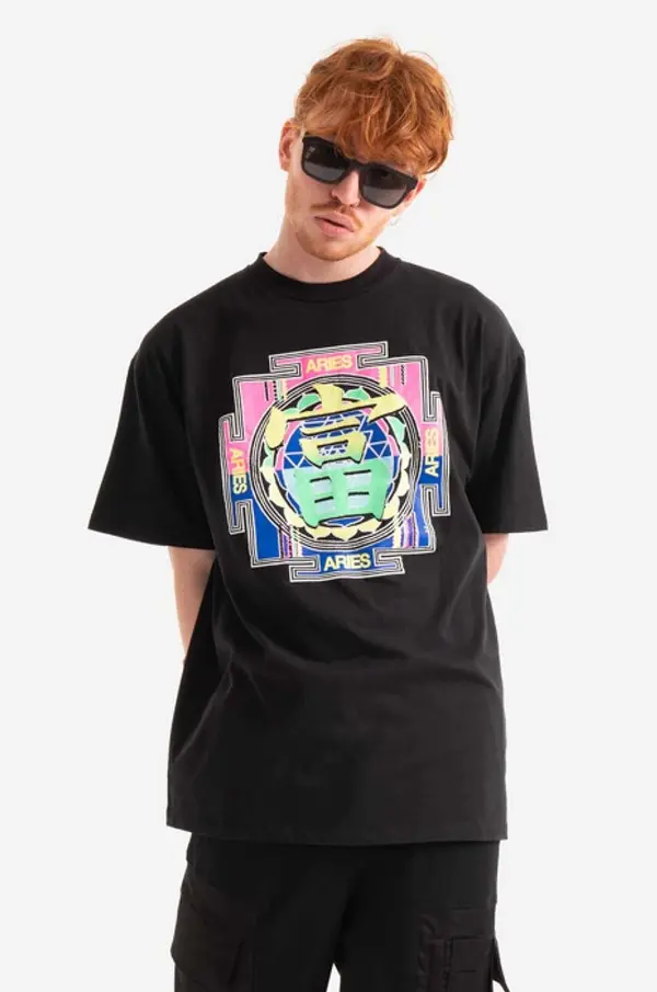 Aries Aries Pamučna majica Aries Gong Temple SS Tee