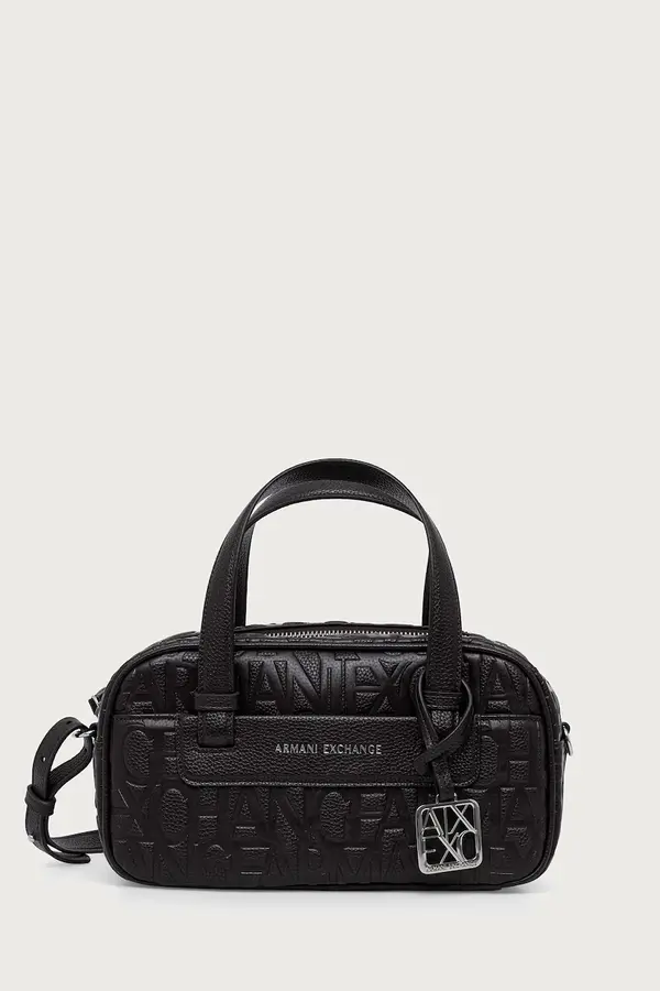 Armani Exchange Armani Exchange baguette torbica za žene od imitacije kože